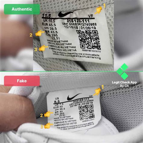 how to tell fake nikes|check nike serial number.